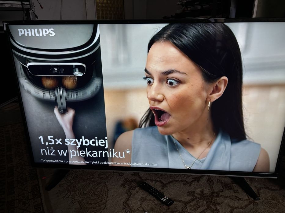 Telewizor LED Grundig 49 cali ze Smartem i dekkderem DVBT2 z pilotem