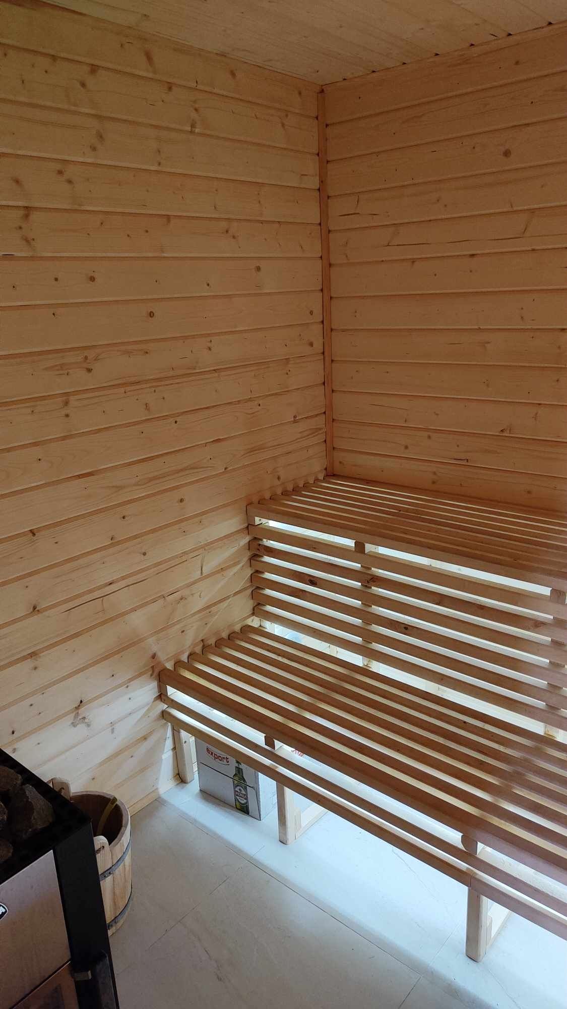 Solidna sauna własnej konstrukcji