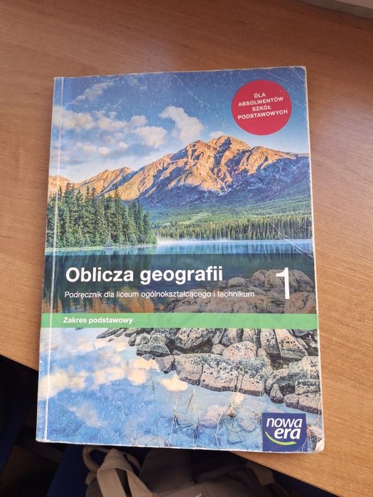 Podręcznik od geografii, oblicza geografii klasa 1