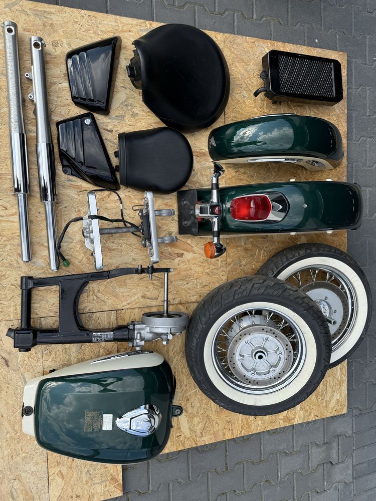 Podnozek honda Vt 1100 shadow nozka wszystkie czesci