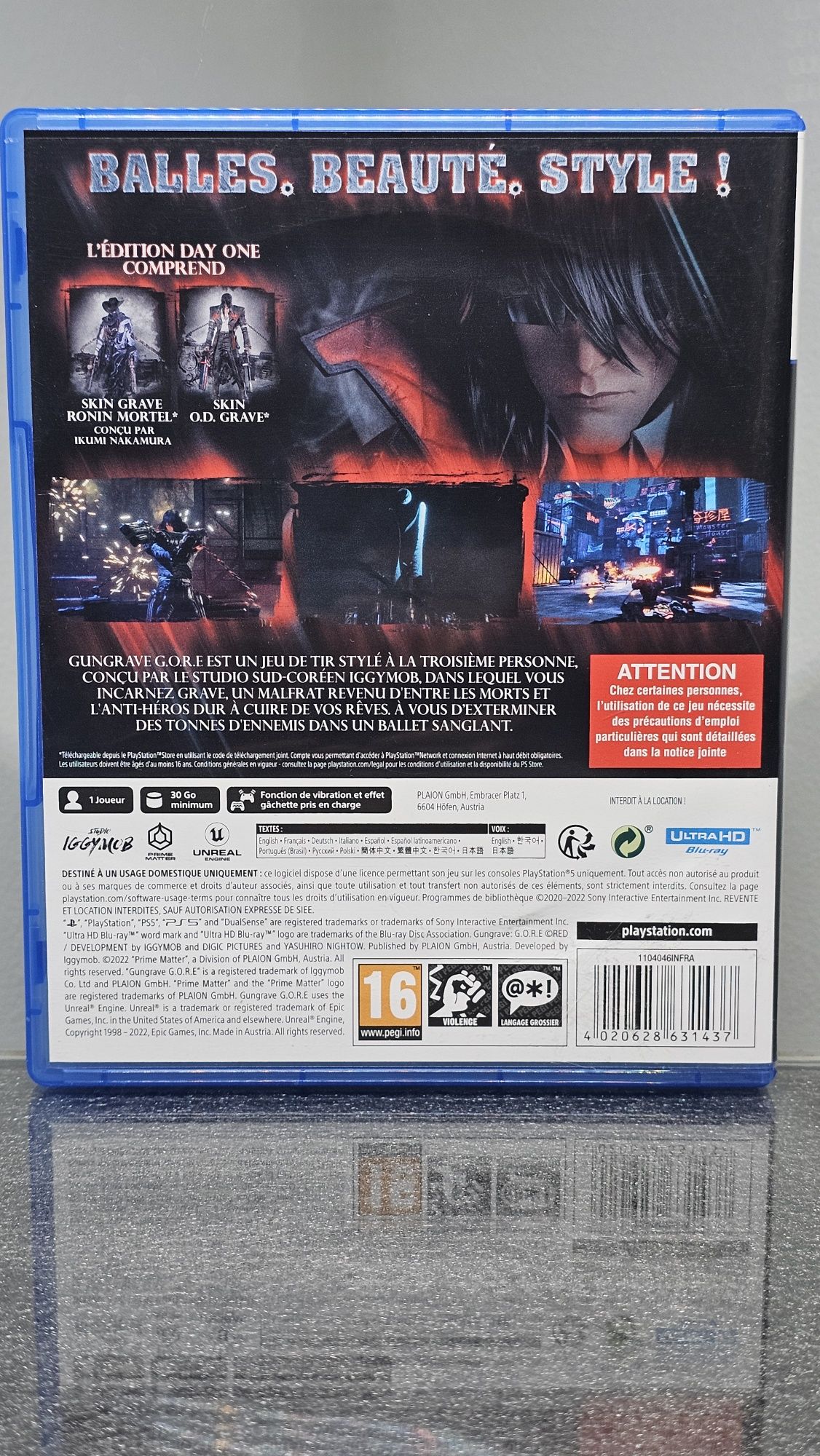 Gun Grave Gungrave GORE Day One Edition PS5 PlayStation 5