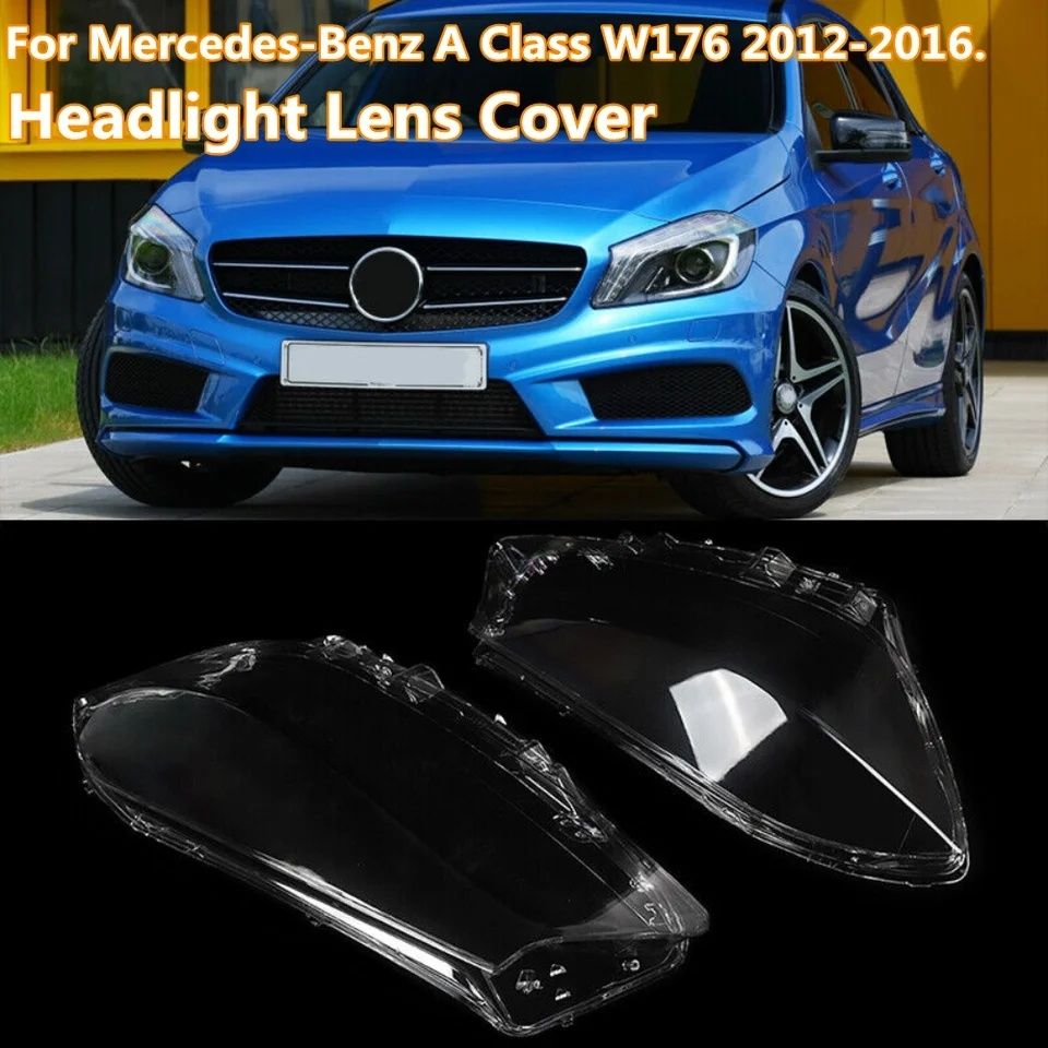 Vidro capa lente farol ótica mercedes classe A w176 novas