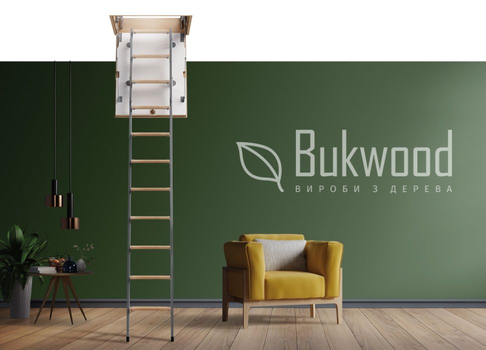 Сходи на горище, чердачные лестницы, складні сходи, дахові драбини