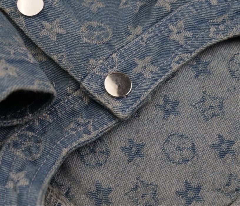 джинсовая курточка для собак Louis Vuitton