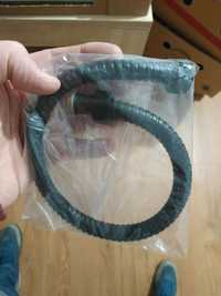 Nowy wąż do prysznica bidetu wanny 40 cm czarny mat