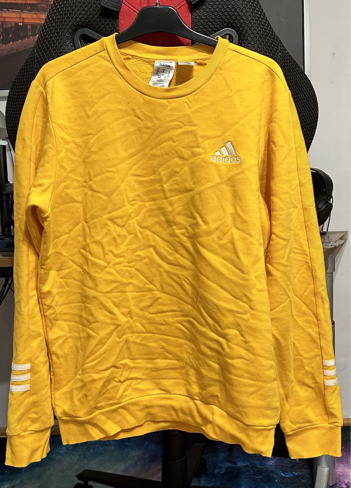 Męska żółta bluza Adidas rozm M