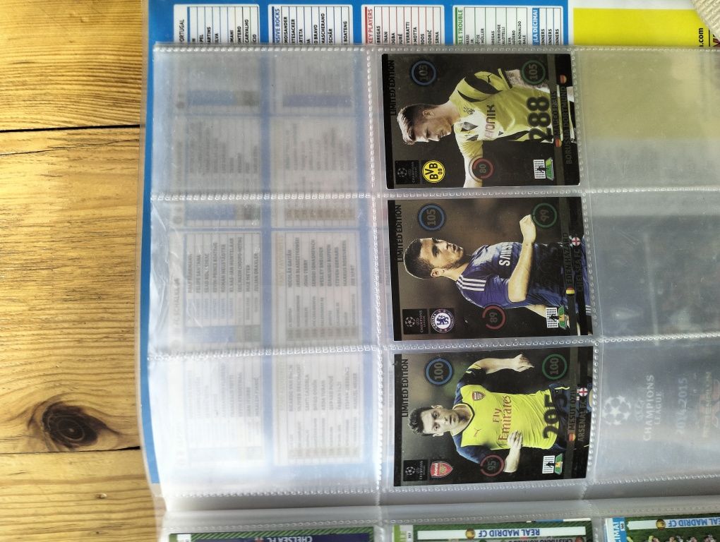 Album z kartami piłkarskimi Champions League 2014/15
