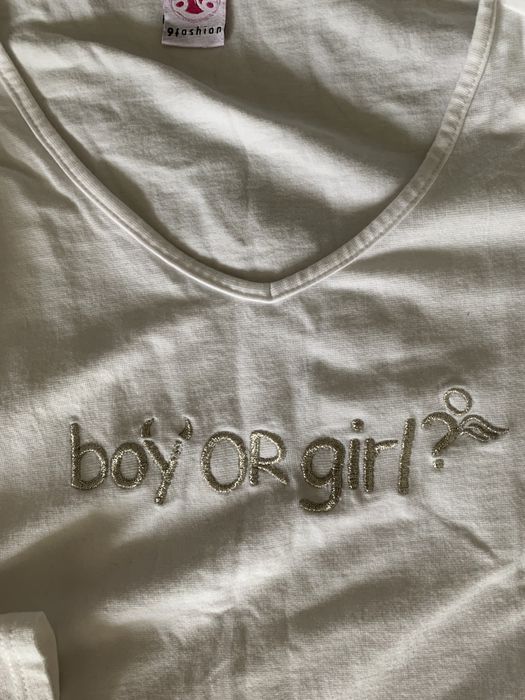 Bluzka ciążowa w r S/M z krótkim i z długim rękawem