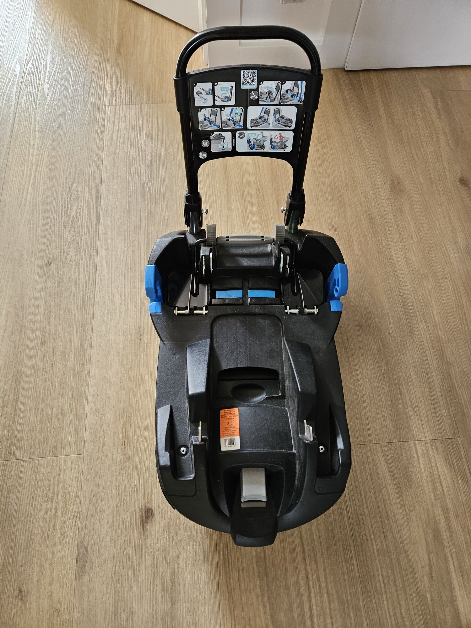 Fotelik nosidełko z bazą Britax Romer Baby Safe Plus SHR II turkusowy