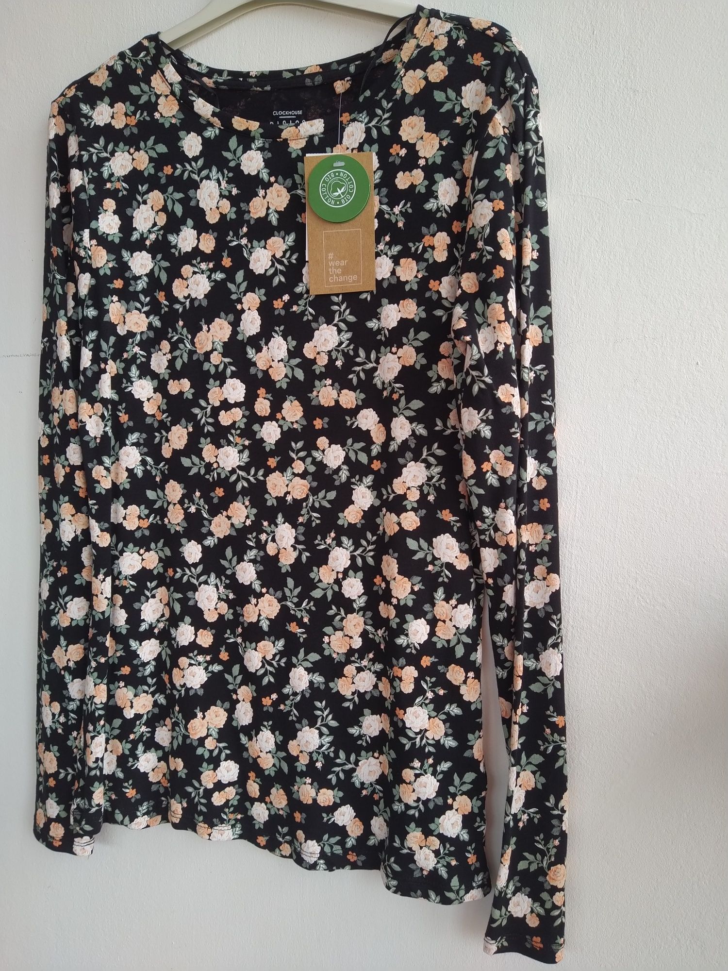 Blusa / Camisola floral elegante - C&A - Tamanho M - Nova!