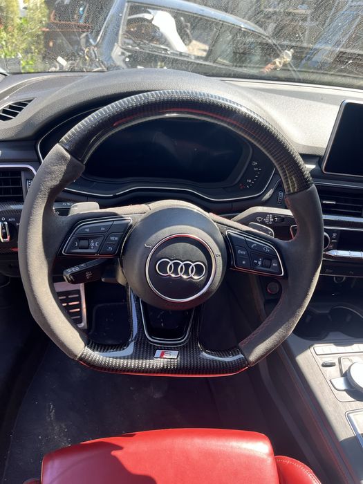 Audi A5 S5 карбоновий руль торпеда панель салон сидіння карта карбон