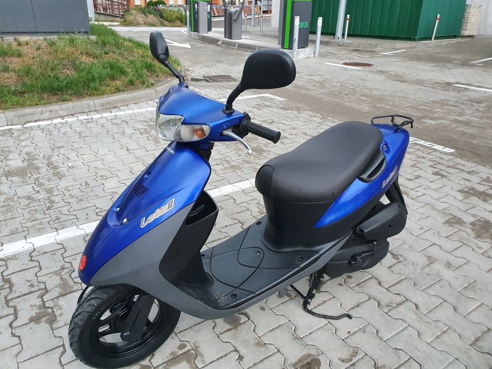 Скутер Honda Dio blue з Японії  купить мопед недорого олово доставка