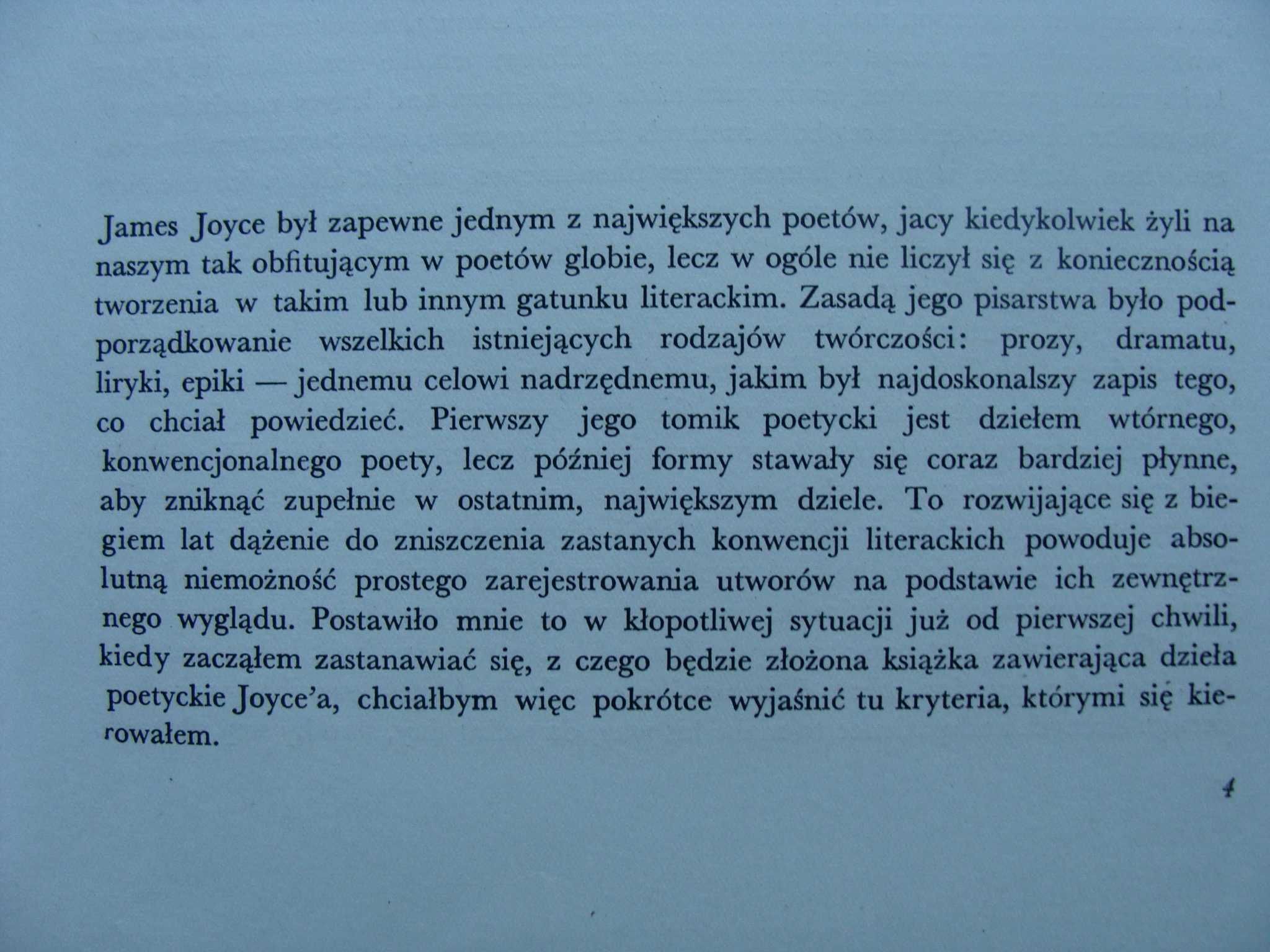 Utwory poetyckie - James Joyce (P)