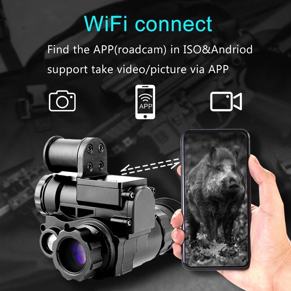 NVG10 Прибор ночного видения под шлем Vector Optics WiFI 940нм
