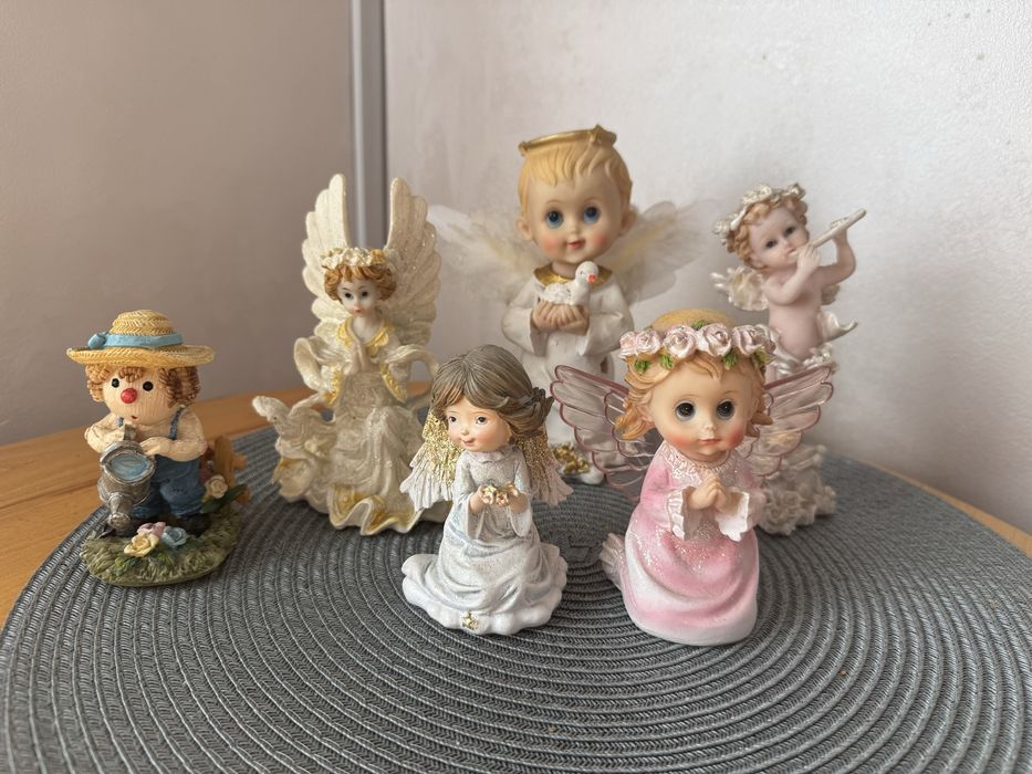 Набір статуеток, набір фігурок ангелів, ангели статуетки