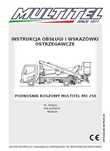 Instrukcja obsługi Multitel MX 250