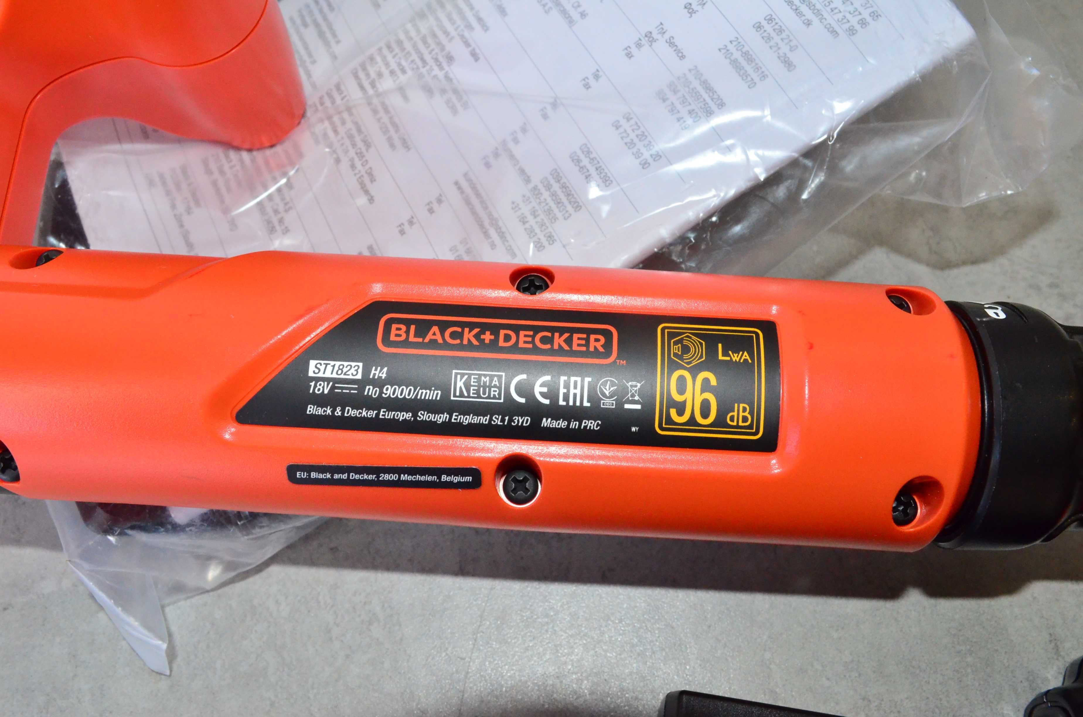 Kosa akumulatorowa podkaszarka Black Decker 18V ST1823
