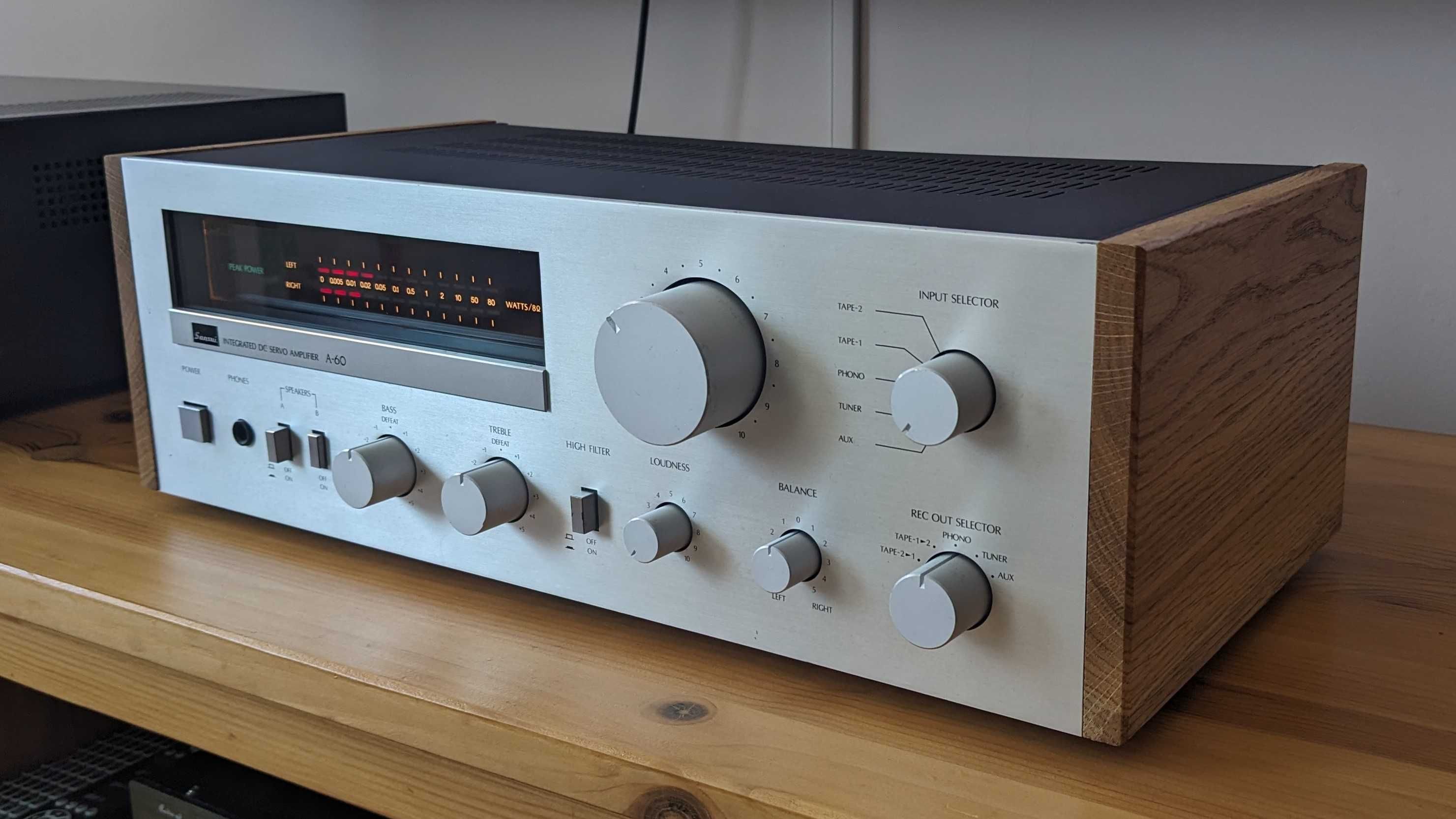 Sansui A-60  Piękny wzmacniacz stereo po pełnym serwisie!