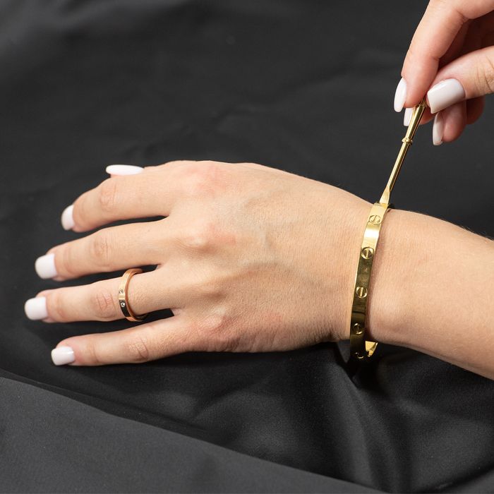 Набір прикрас Cartier Love | браслет та каблучка