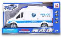 Zabawka samochód policyjny na baterie światło dźwięk 0706