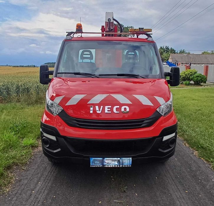 Iveco daily , zwyżka podnośnik koszowy multitel alu 160 ds , gsr isoli