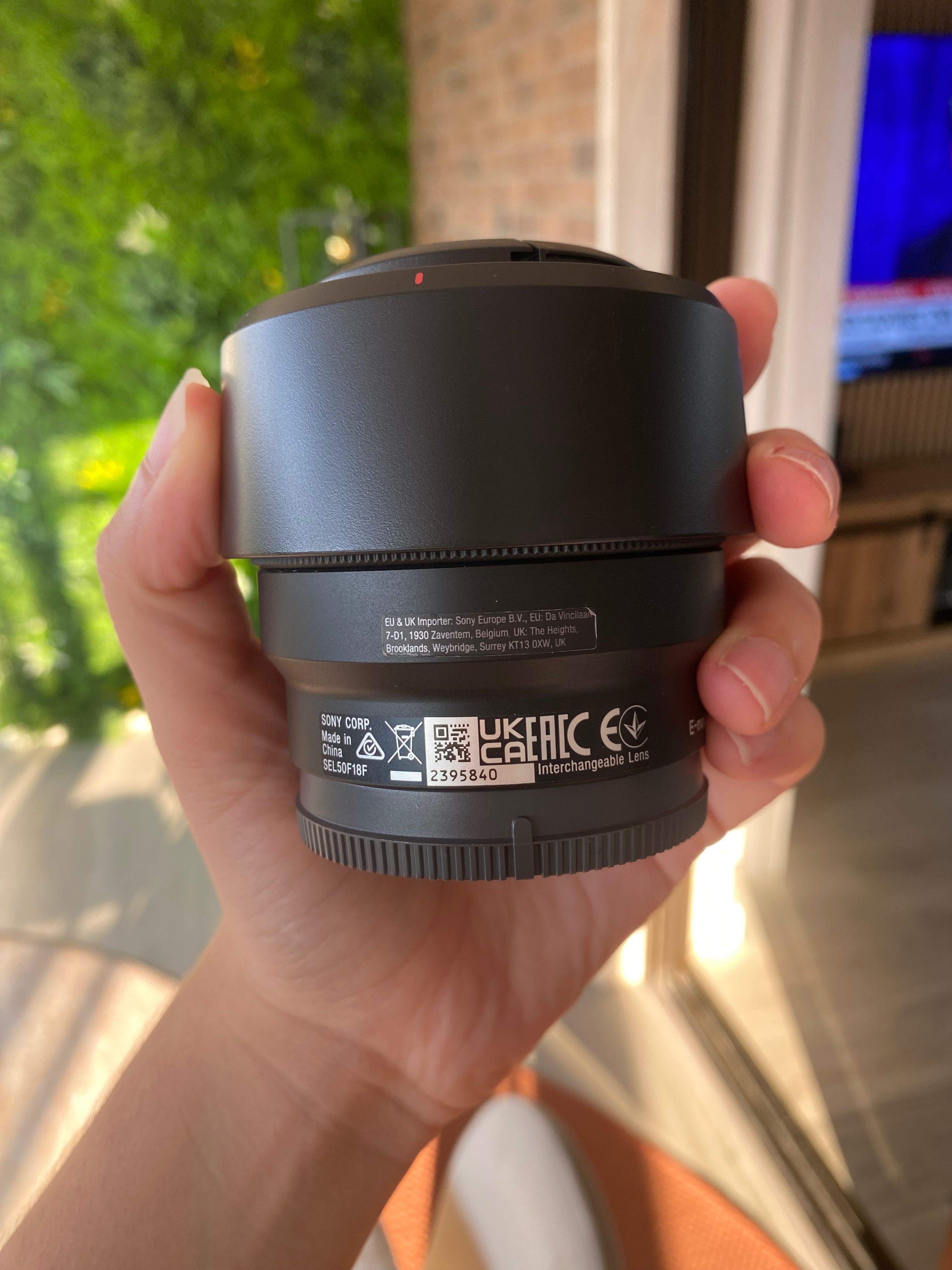 Lente Sony FE 50mm 1.8 (Full Frame) - NOVA