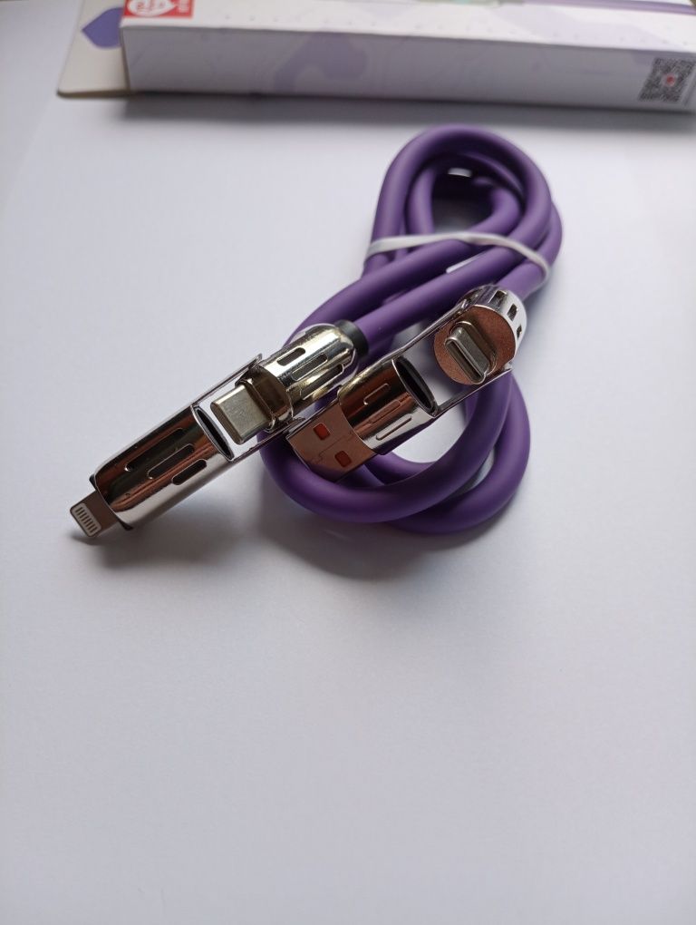 Kabel do telefonu 4w1 typ-c to typ-c iPhone USB nowy