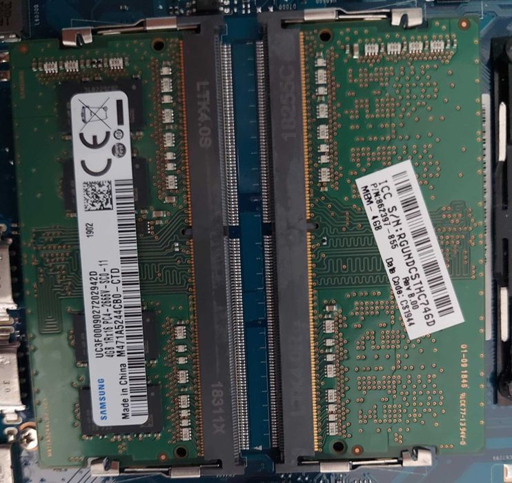 Pamięć ram DDR4 2x4GB SO-DIMM