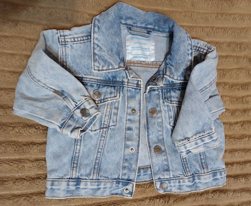 Джинсова куртка/джинсівка для дівчинки 6-9 міс Primark