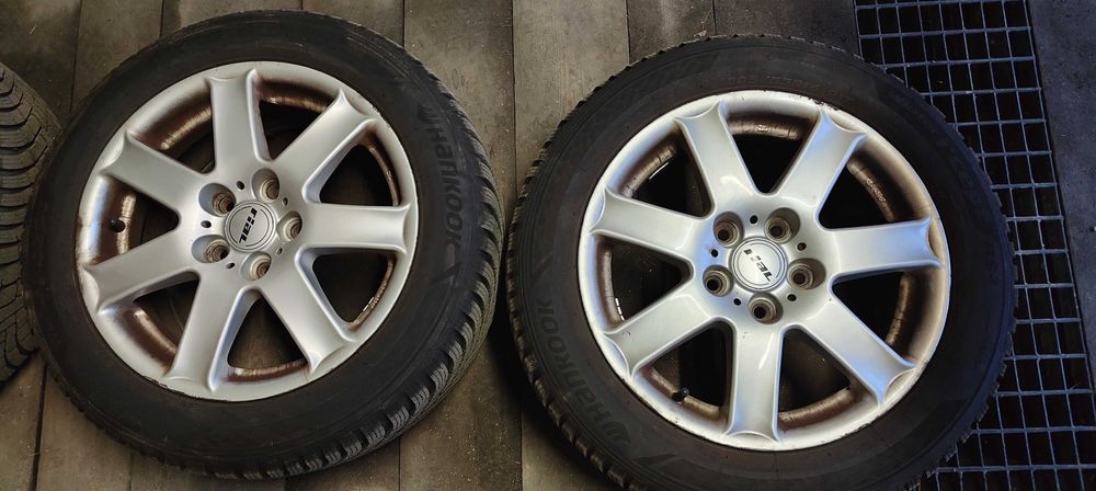Opony zimowe Hankook 205/55 R16 91T + alufelgi Audi A3
