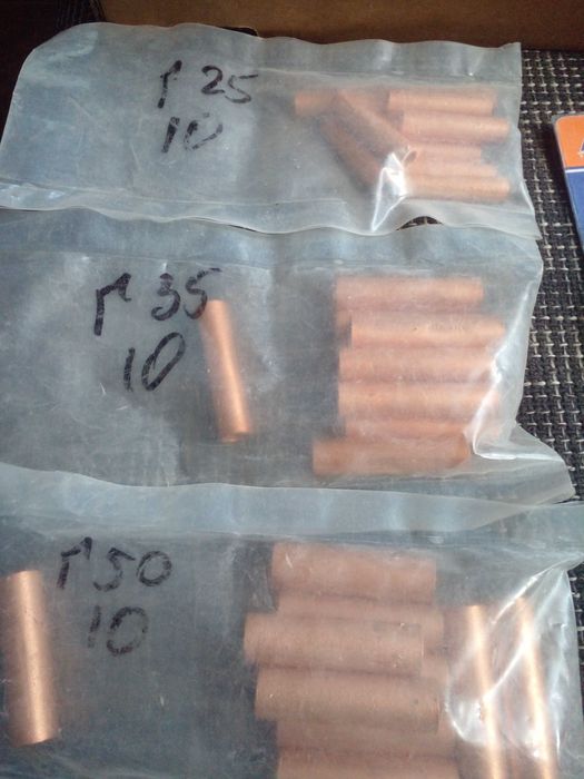 Гільзи- клеми з'єднувальні мідні.