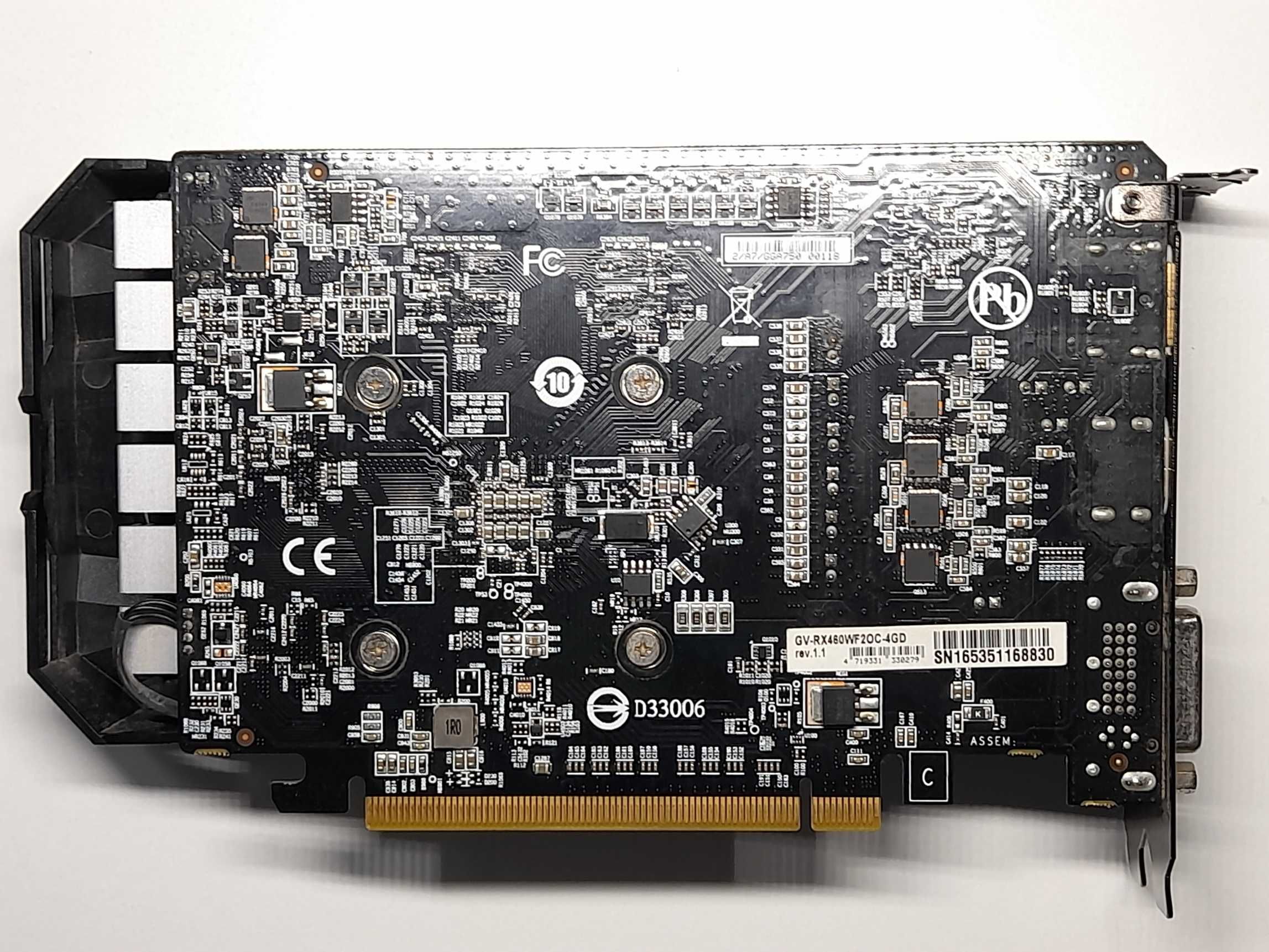 Відеокарта AMD Gigabyte RX 460 на 4GB