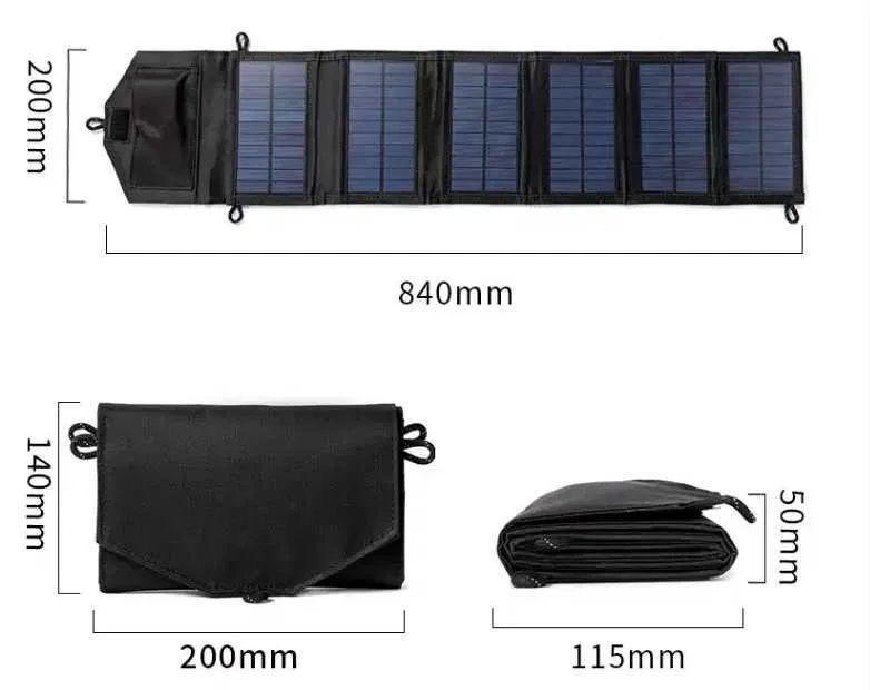 Портативная солнечная панель складная