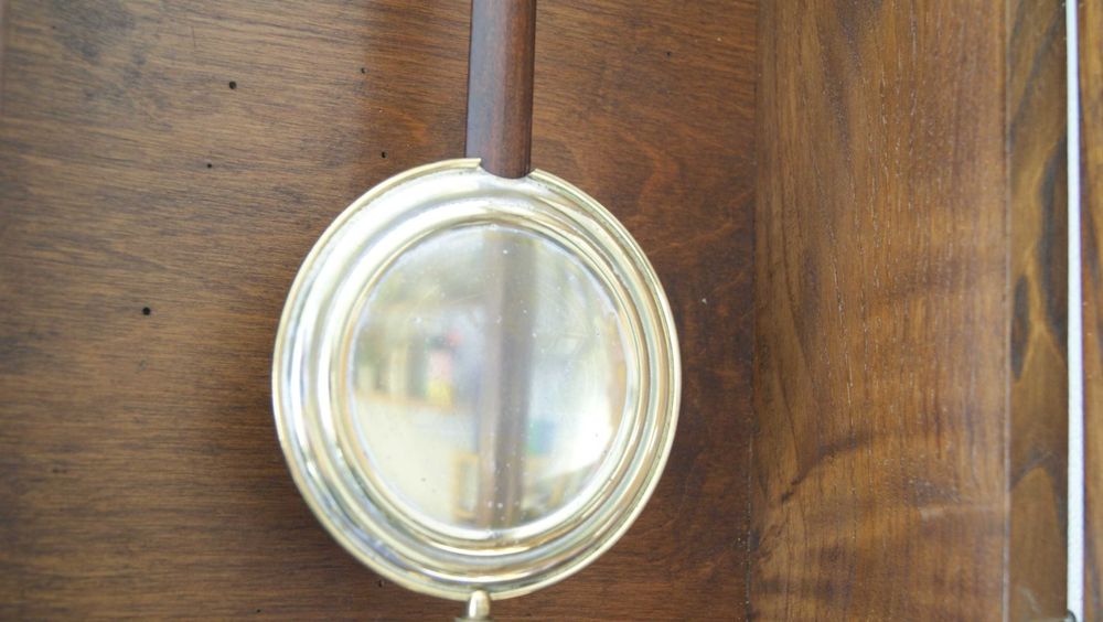 235 Zegar wiszący mechaniczny Carl Werner antyk