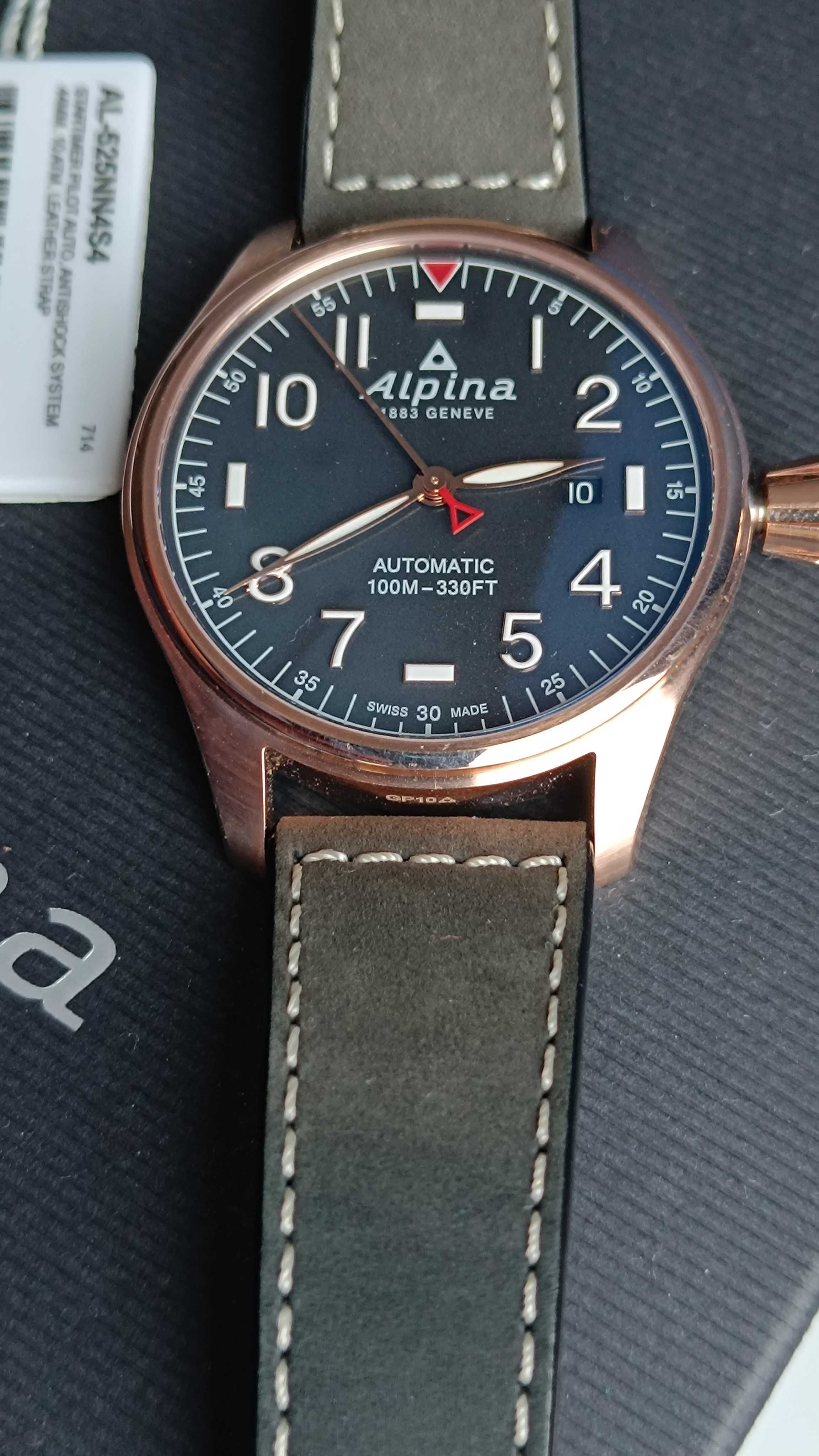 NOWY Zegarek ALPINA Geneve Startimer Pilot AL-525NN4S4 Automat Gwar