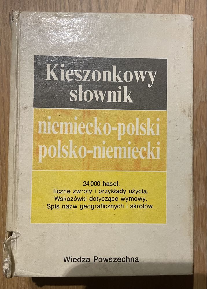 Słownik kieszonkowy niemiecko polski polsko niemiecki