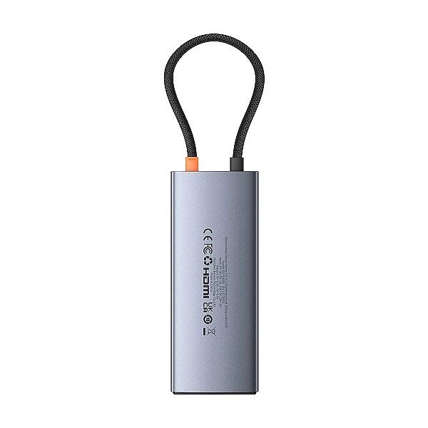 Hub Usb 6w1 Baseus Metal Gleam Series Ii Usb-a/usb-c/usb-c Pd/hdmi/rj4