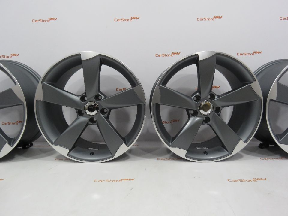 Jantes Look Audi Rotor 18 '' 8 et45 5x112 Antracite