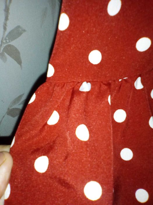 sukienka damska Shein czerwona w groszki L