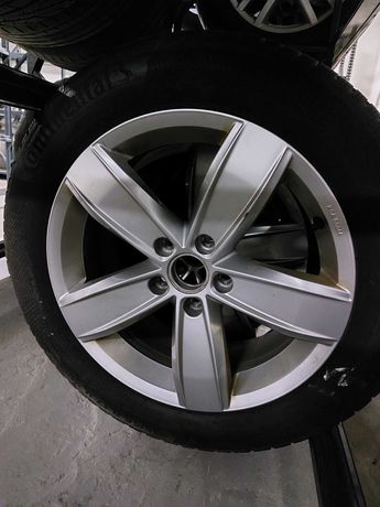 Шини зима + алюмiнэвi диски 5*112 215/55R17 Audi Skoda VW Seat