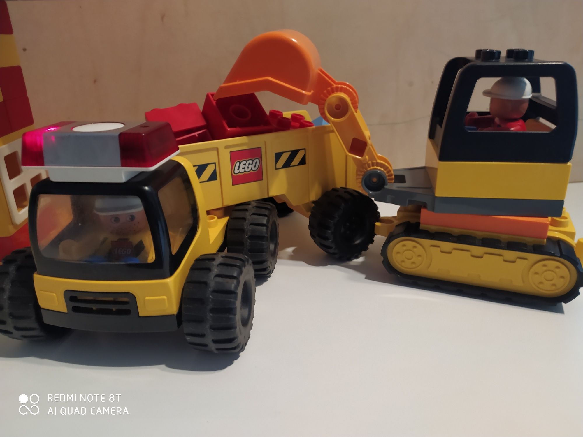 Lego duplo wielki plac budowy dźwig