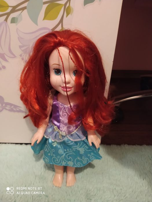 Lalka Arielka z koroną disney prezent gwiazdka