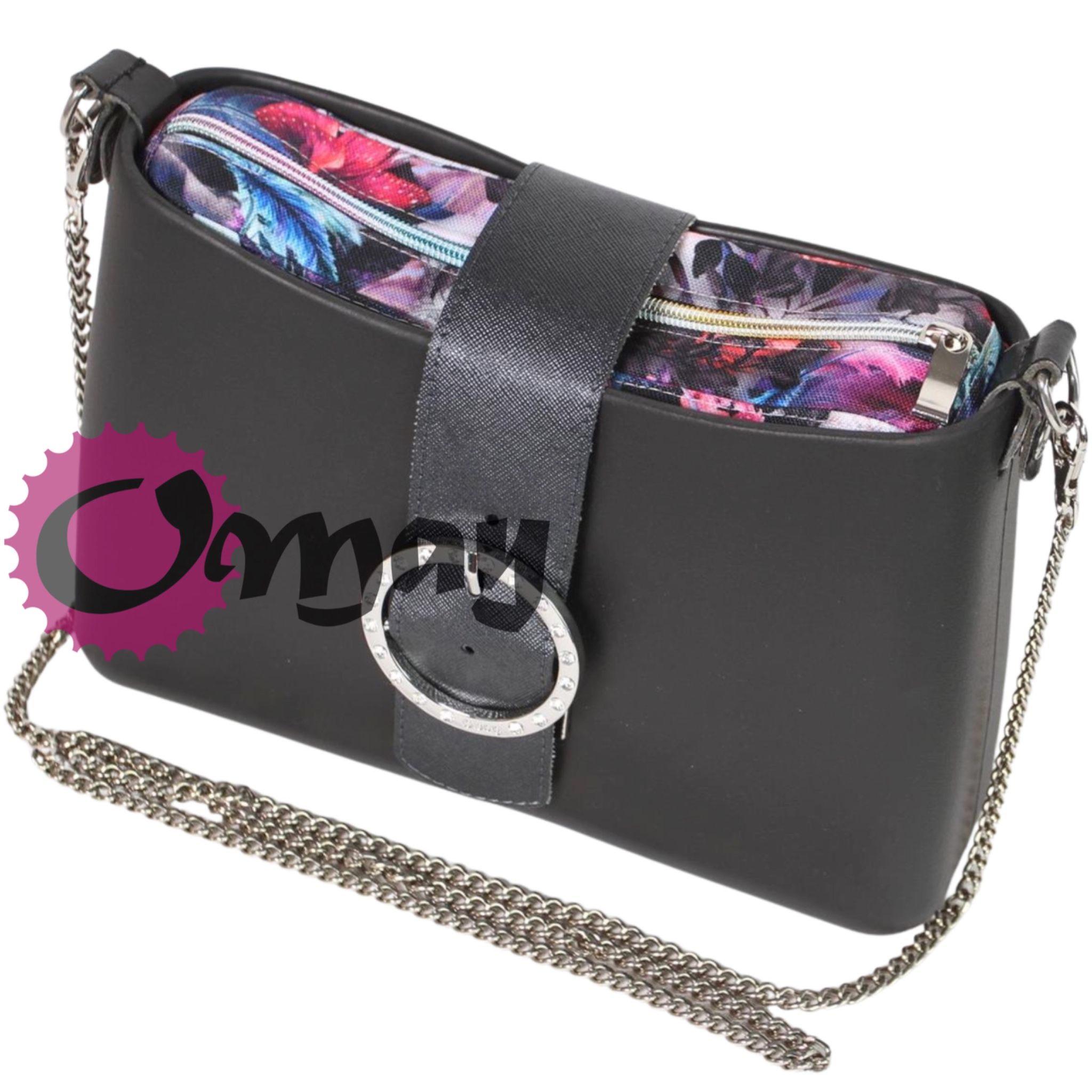 organizer do OBAG GLAM ogród pióra 2 kieszenie wkład OMAY