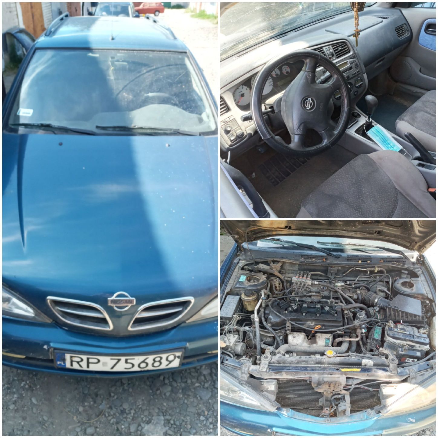 Nissan primera p11 QG18 двигун кпп