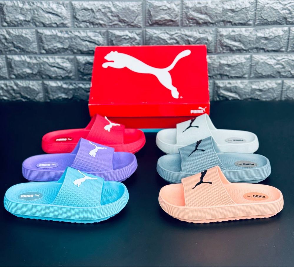 Шльопанці жіночі Puma яскраві/ стильні/ зручні