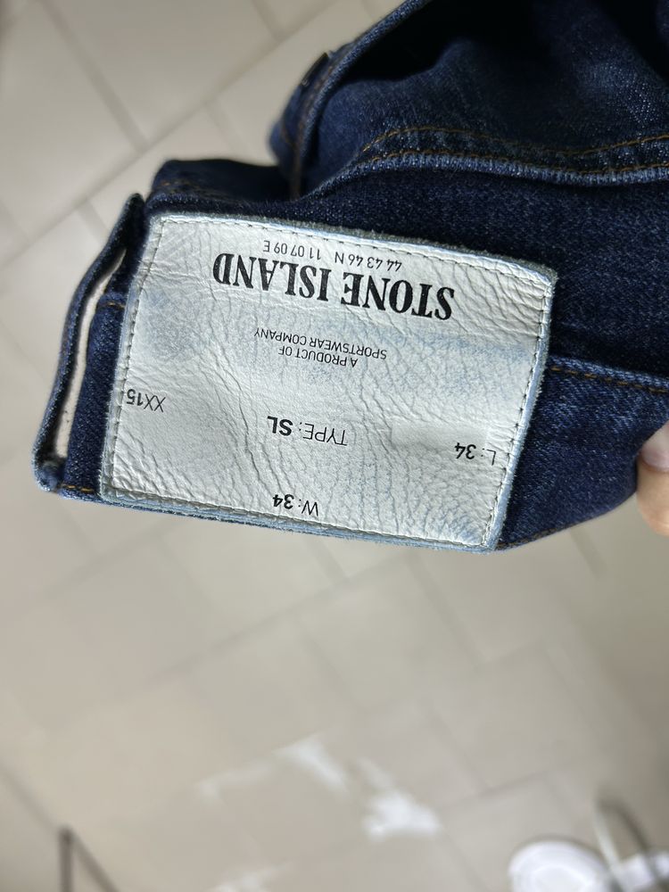 Джинси Stone Island W34 L34 стон чоловічі оригінал