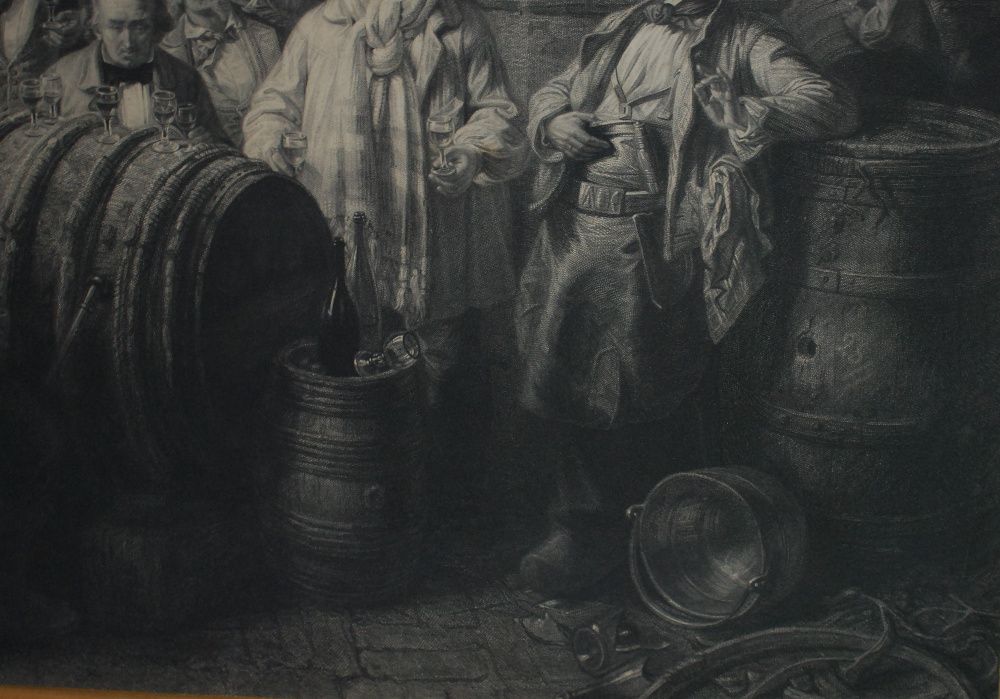 Duża litografia. Johann Peter Hasenclever,