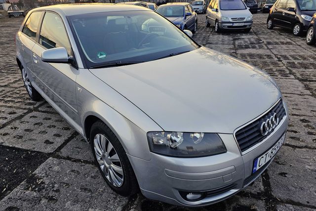 Audi A3 8P 2003 1,6 MPI benzyna 102kM 208300km oryginał ZAREJESTROWANA