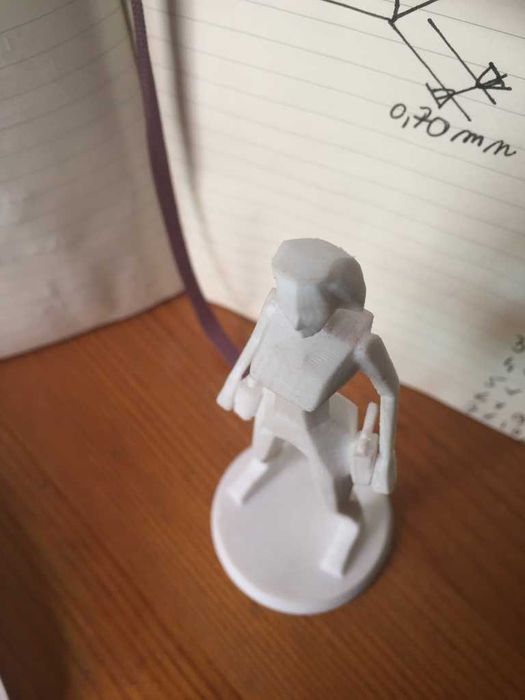 Lara Croft classic Statuetka figurka Druk 3d PLA biały Tomb Raider