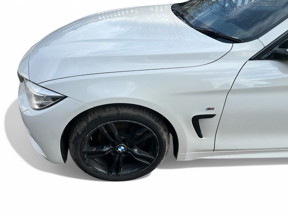 Kompletny przod Mpakiet BMW f32 f33 f36 zderzak maska alpinweiss 3 B47